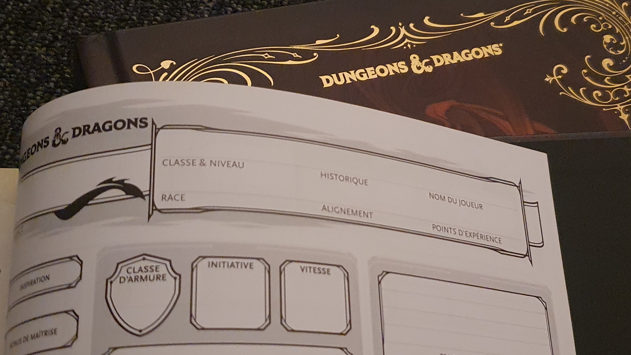 Comment remplir sa feuille de personnage à D&D5?